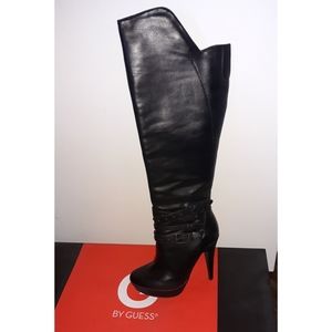 Black Guess knee high boots